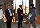 SALİHLİ MİLLİ EĞİTİM MÜDÜRÜ MAHMUT YENEN YAPIMI DEVAM EDEN İNŞAATLARDA İNCELEMELERDE BULUNDU.